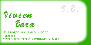 vivien bara business card